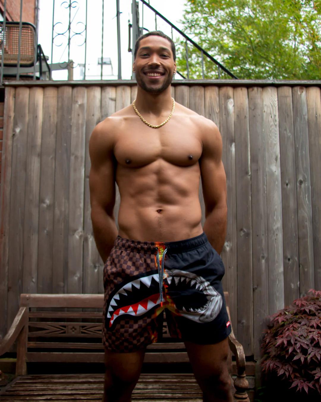 Sprayground SHARKS IN PARIS UNSTOPPABLE SWIM TRUNKS