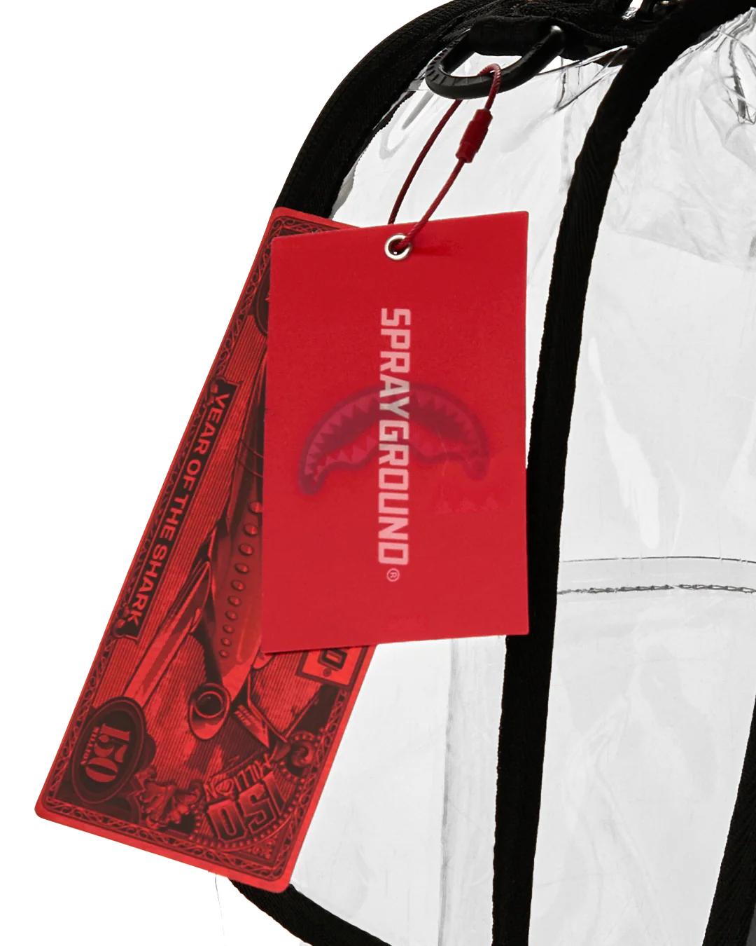 Sprayground FULLY CLEAR EMBOSSED BOSS BACKPACK
