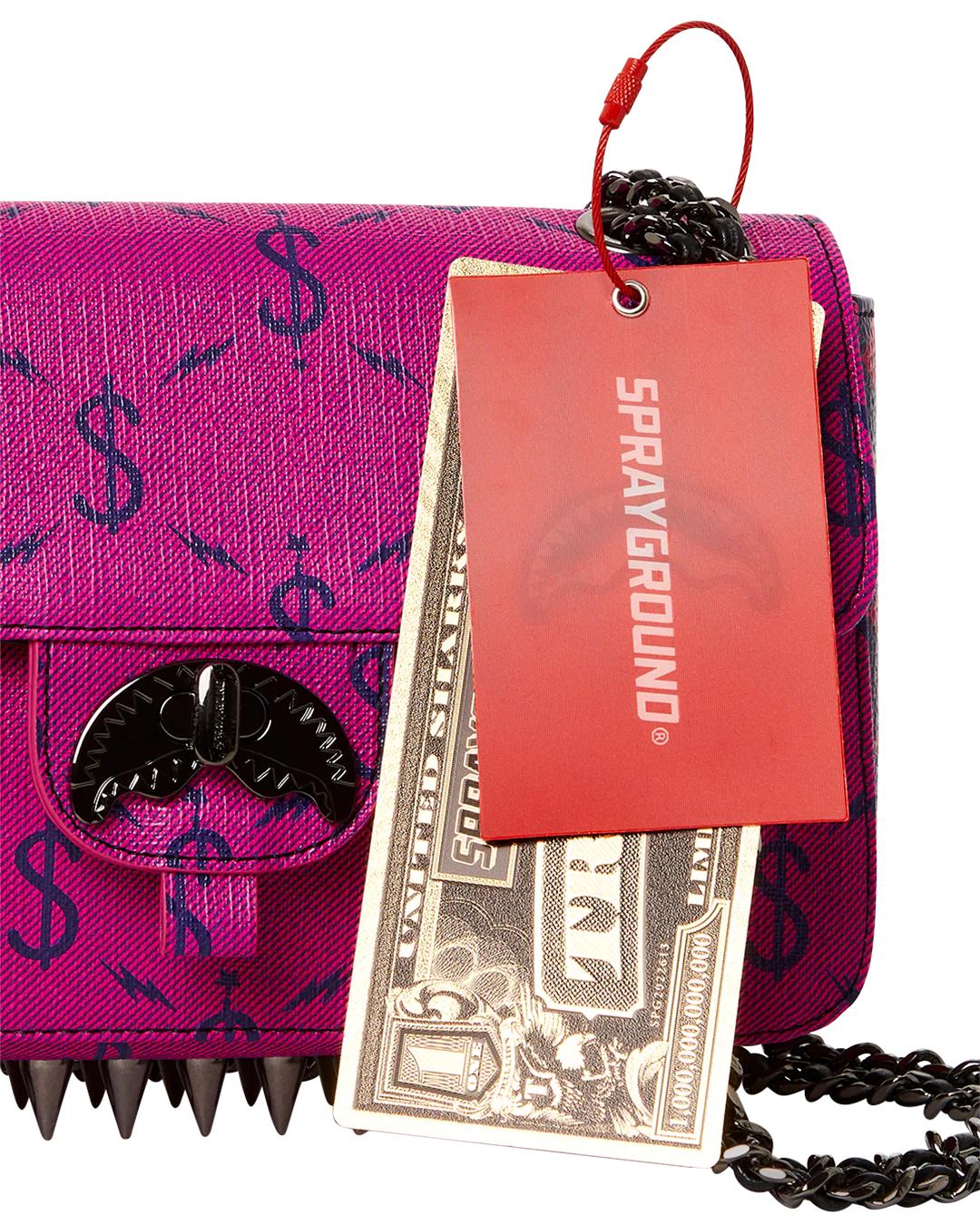 Sprayground $NAPDRAGON GOLD CHAIN SHARK HANDBAG