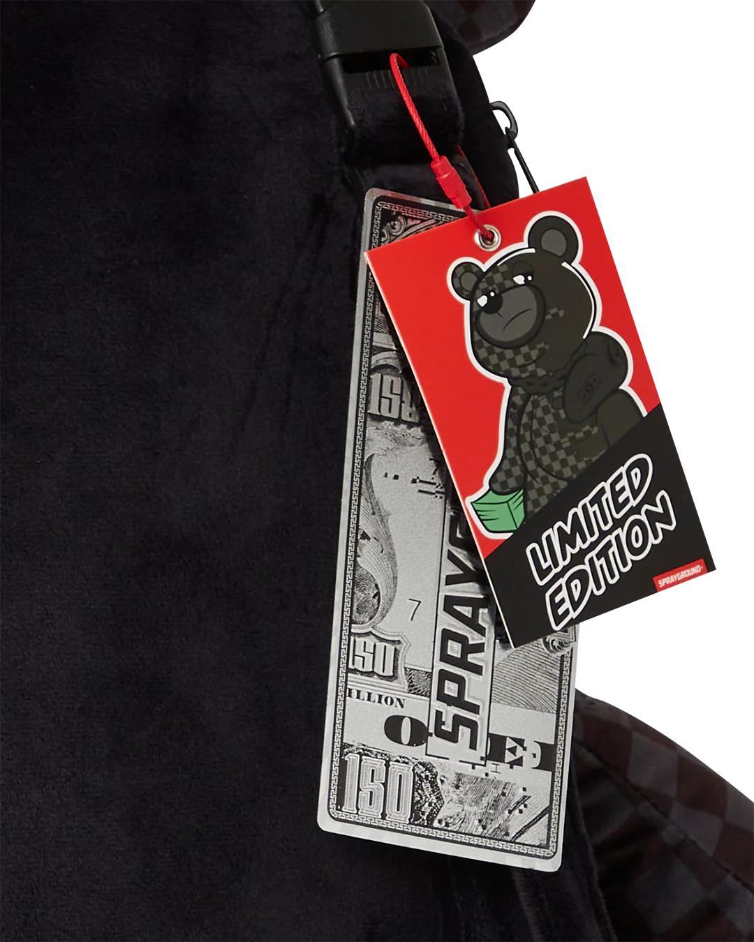 Sprayground SPEED SHARK SIDE SWIPE MONEYBEAR TEDDY BEAR BACKPACK