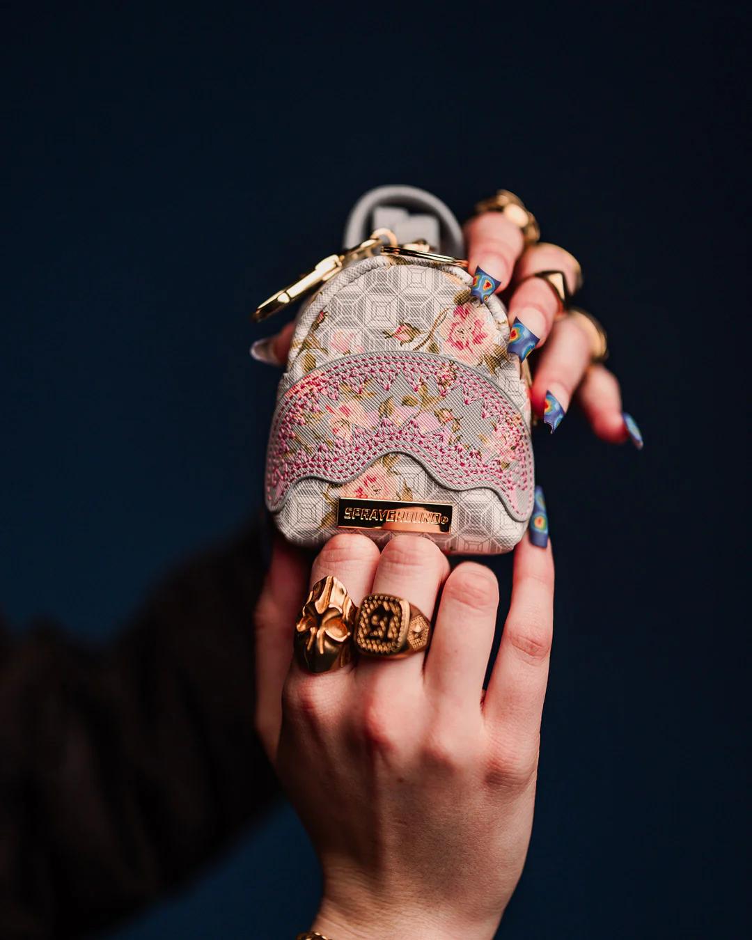 Sprayground A.I. AFRICAN INTELLIGENCE ELEGANT ENERGY BACKPACK KEYCHAIN