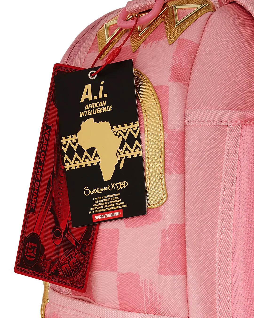 Sprayground A.I. AFRICAN INTELLIGENCE MESSAGE FROM THE FUTURE BACKPACK - SANDFLOWE