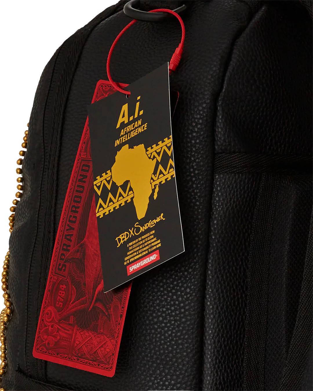 Sprayground A.I. GOLDEN REGENERATION BACKPACK