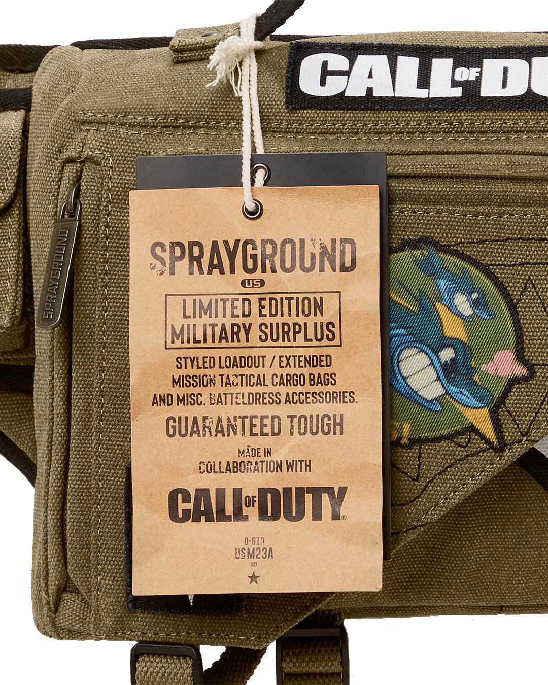 Sprayground CALL OF DUTY NEVER BACK DOWN CROSSBODY
