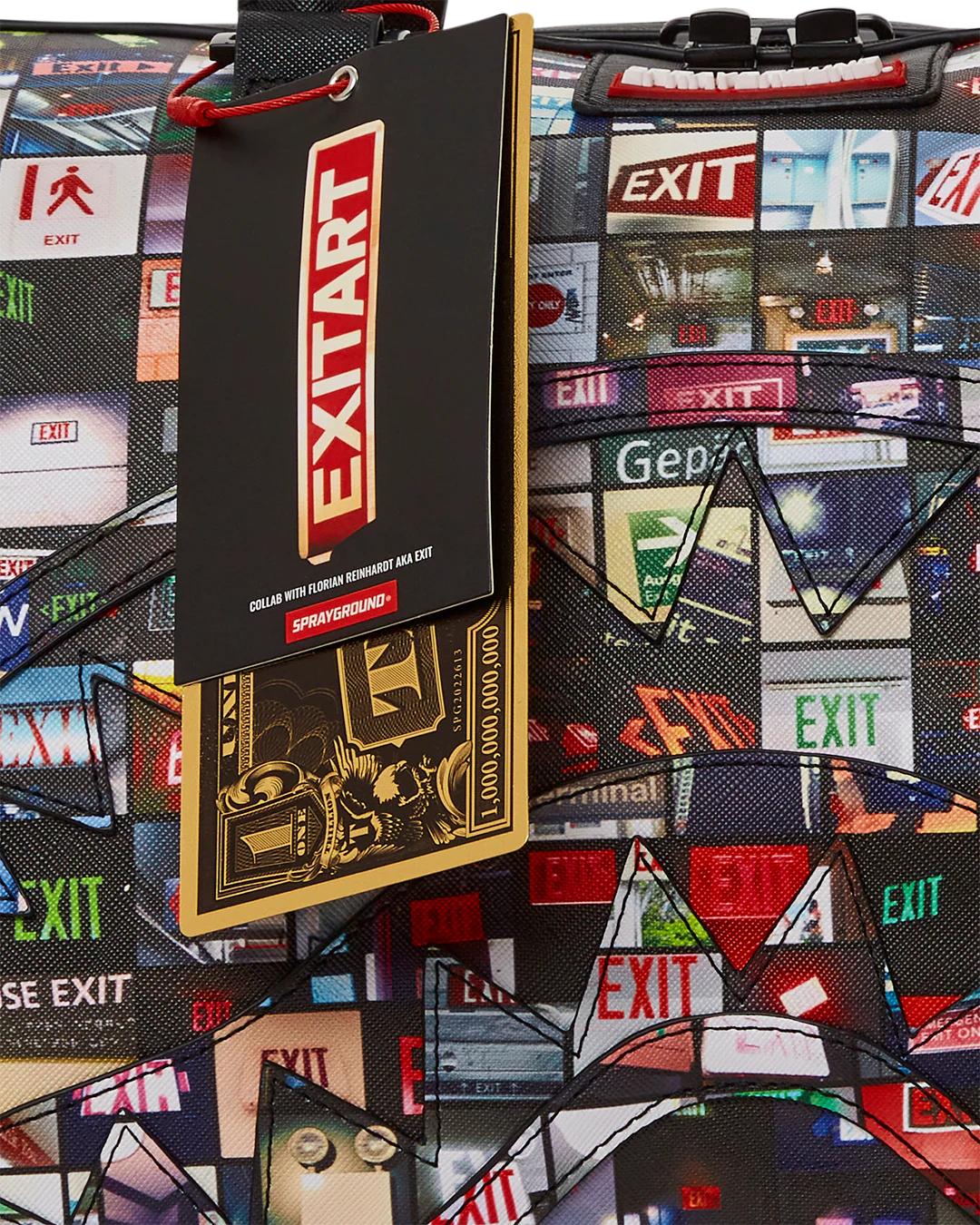Sprayground EXIT ART COLLAB DUFFLE