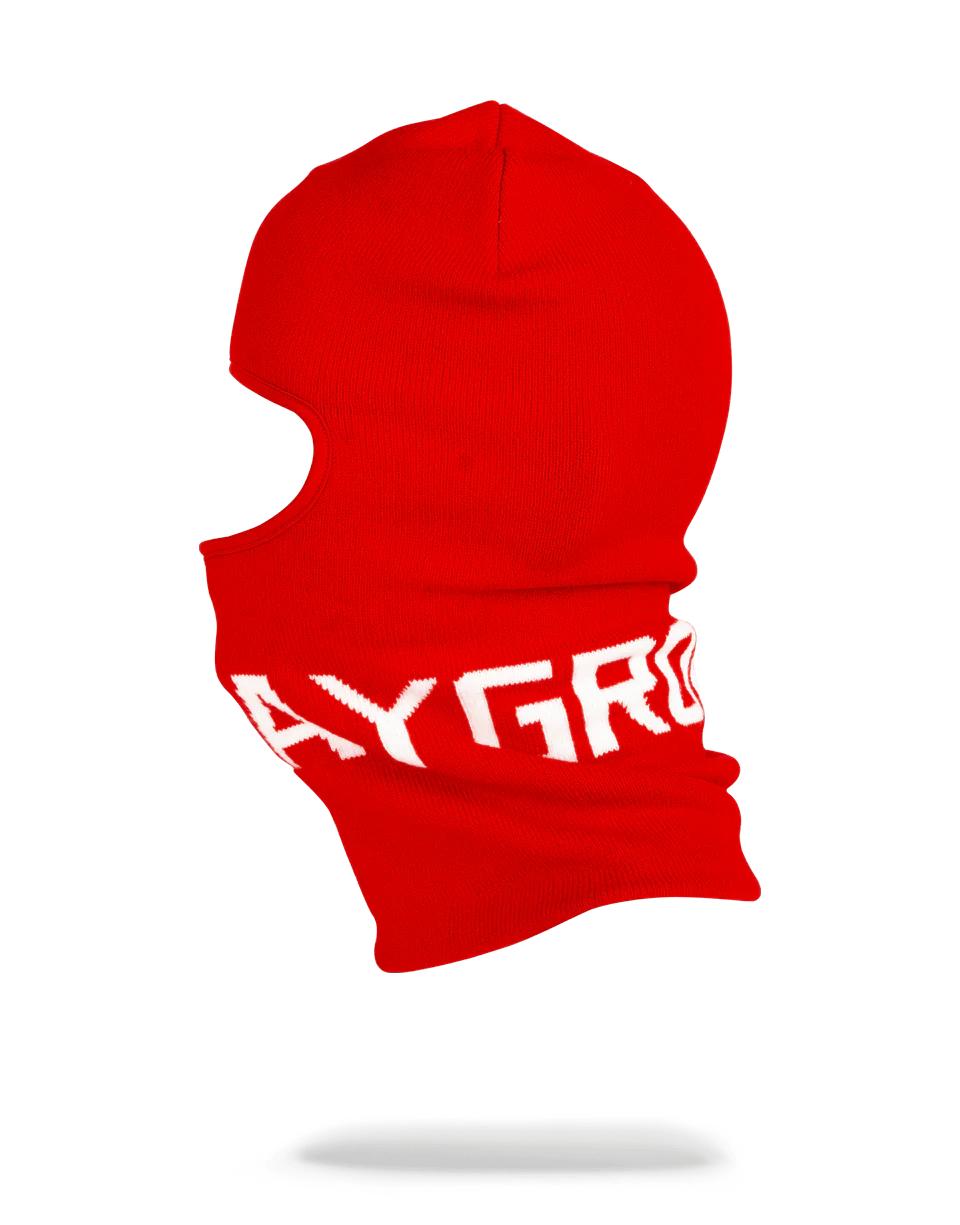 Sprayground RED SPRAYGROUND LOGO SKI MASK