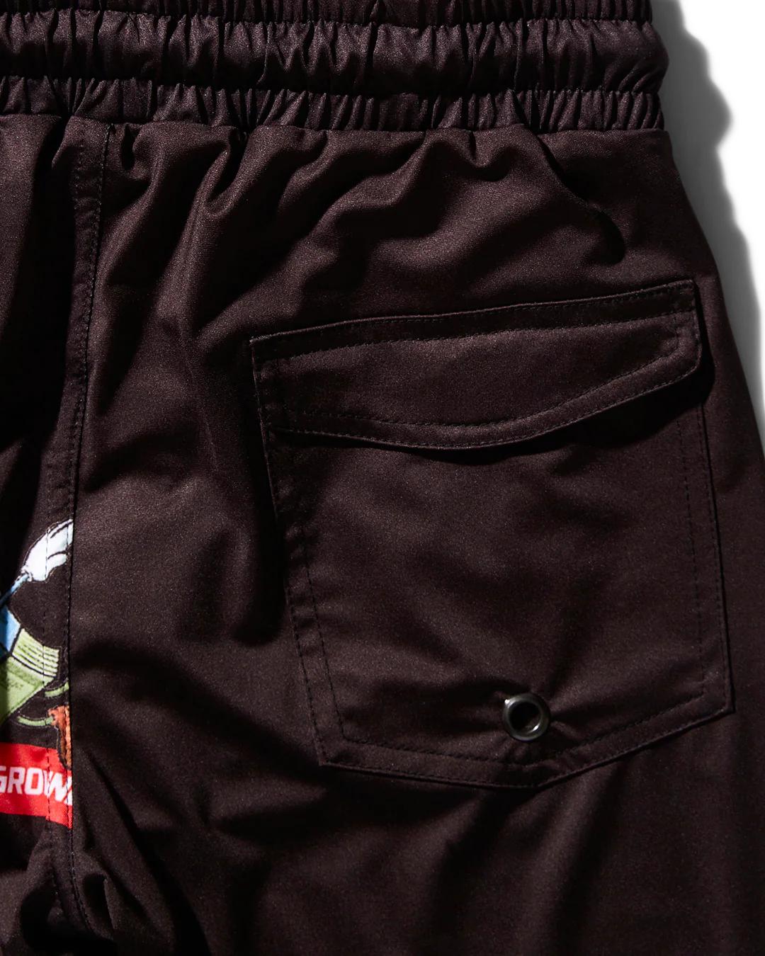 Sprayground KIDS PATCH ALL-IN SWIM TRUNKS (BLACK)