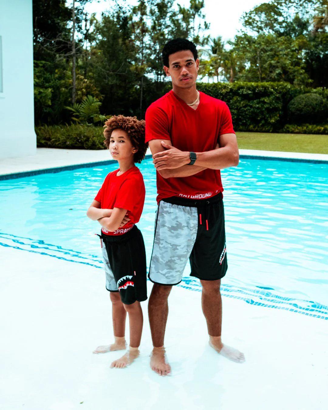 Sprayground KIDS DAMAGE CONTROL SWIM TRUNKS
