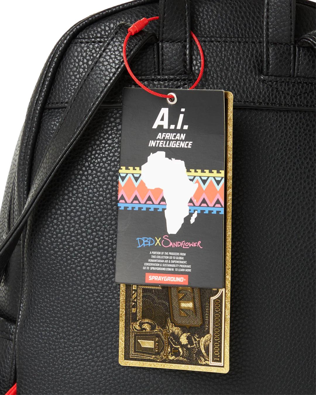 Sprayground STAR RACER A.I.7 SANDFLOWER COLLAB BEADED SAVAGE BACKPACK