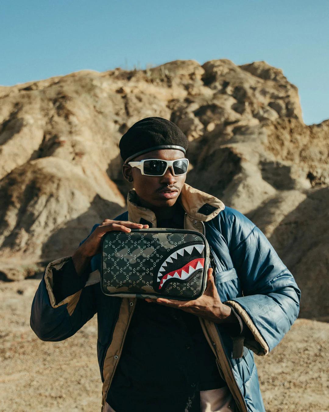 Sprayground LASERS BLAZIN TOILETRY BRICKSIDE BAG