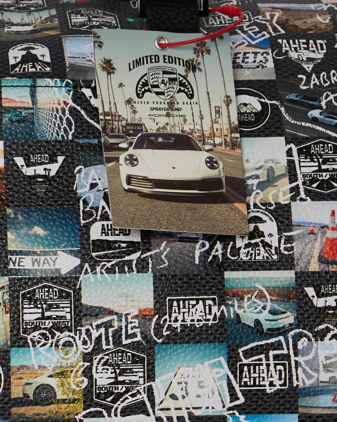 Sprayground PORSCHE AHEAD COLLAB DUFFLE - LIMITED EDITION
