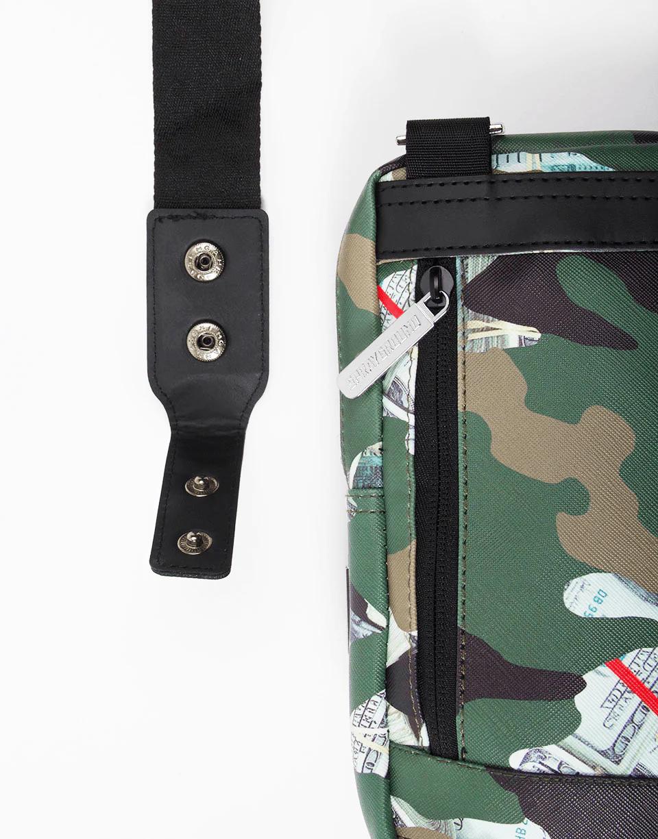 Sprayground CAMO MONEY SHARK SLING