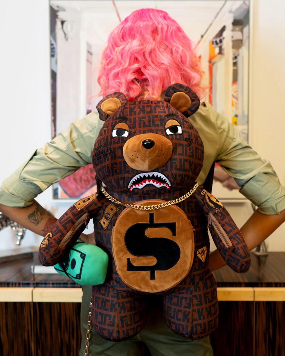 Sprayground OFFENDED MONEYBEAR TEDDYBEAR BACKPACK