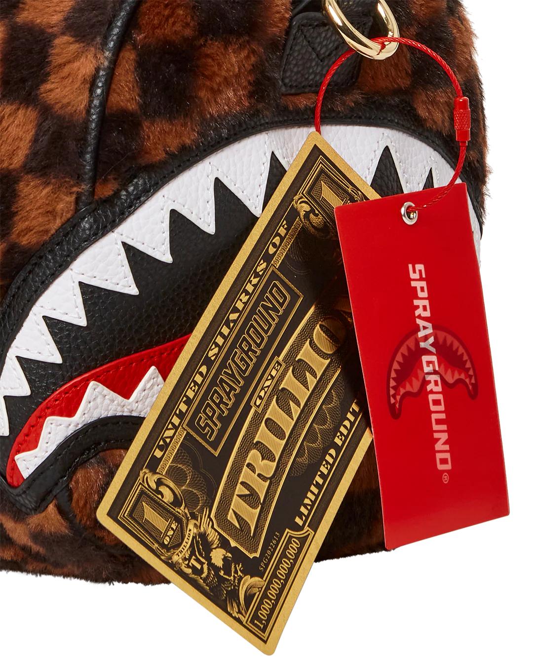 Sprayground FURRR SHARKS IN PARIS MINI DUFFLE