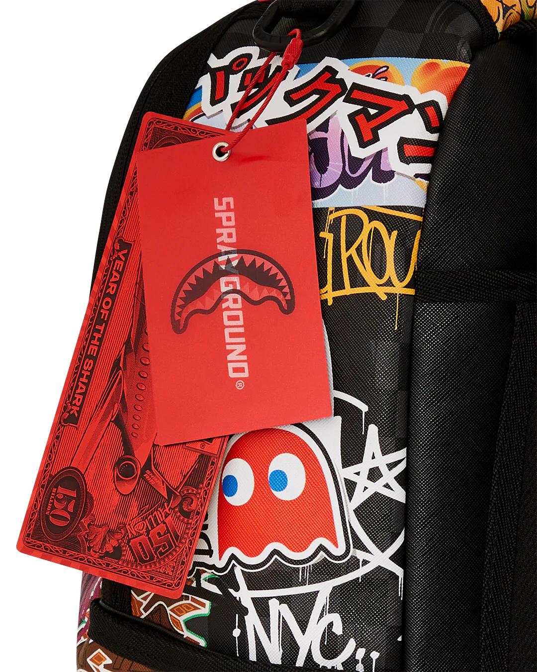 Sprayground PACMAN LEVELED-UP ART BACKPACK