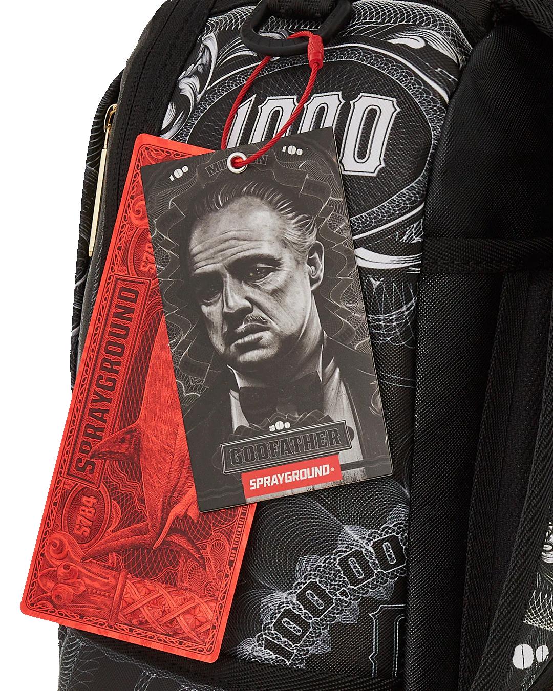 Sprayground STRICTLY BUSINESS BACKPACK - THE GODFATHER COLLAB