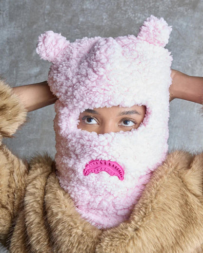 Sprayground PINK FLEECE BEAR EARS SKI MASK
