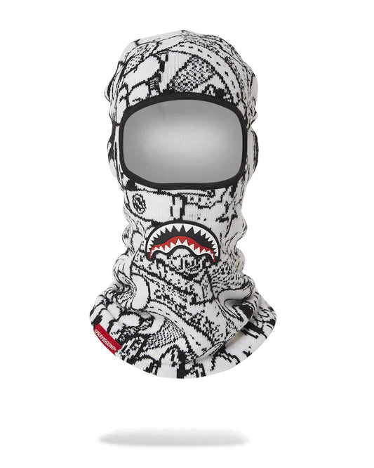 Sprayground DOODLE SHARK SKI MASK