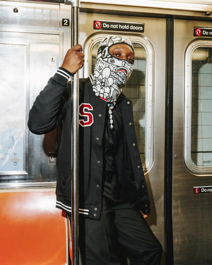 Sprayground DOODLE SHARK SKI MASK