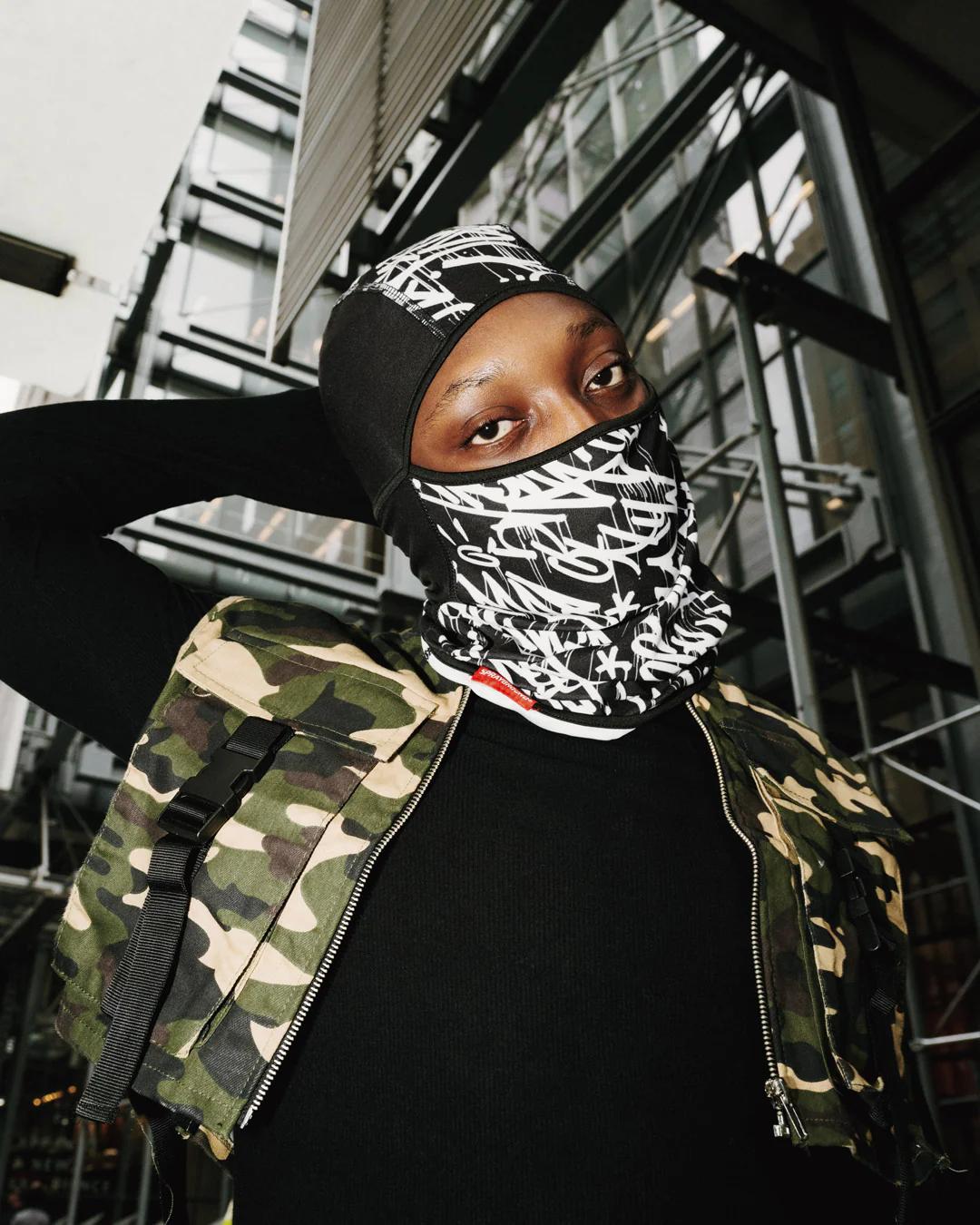 Sprayground MIDNIGHT DESIGNER SKI MASK