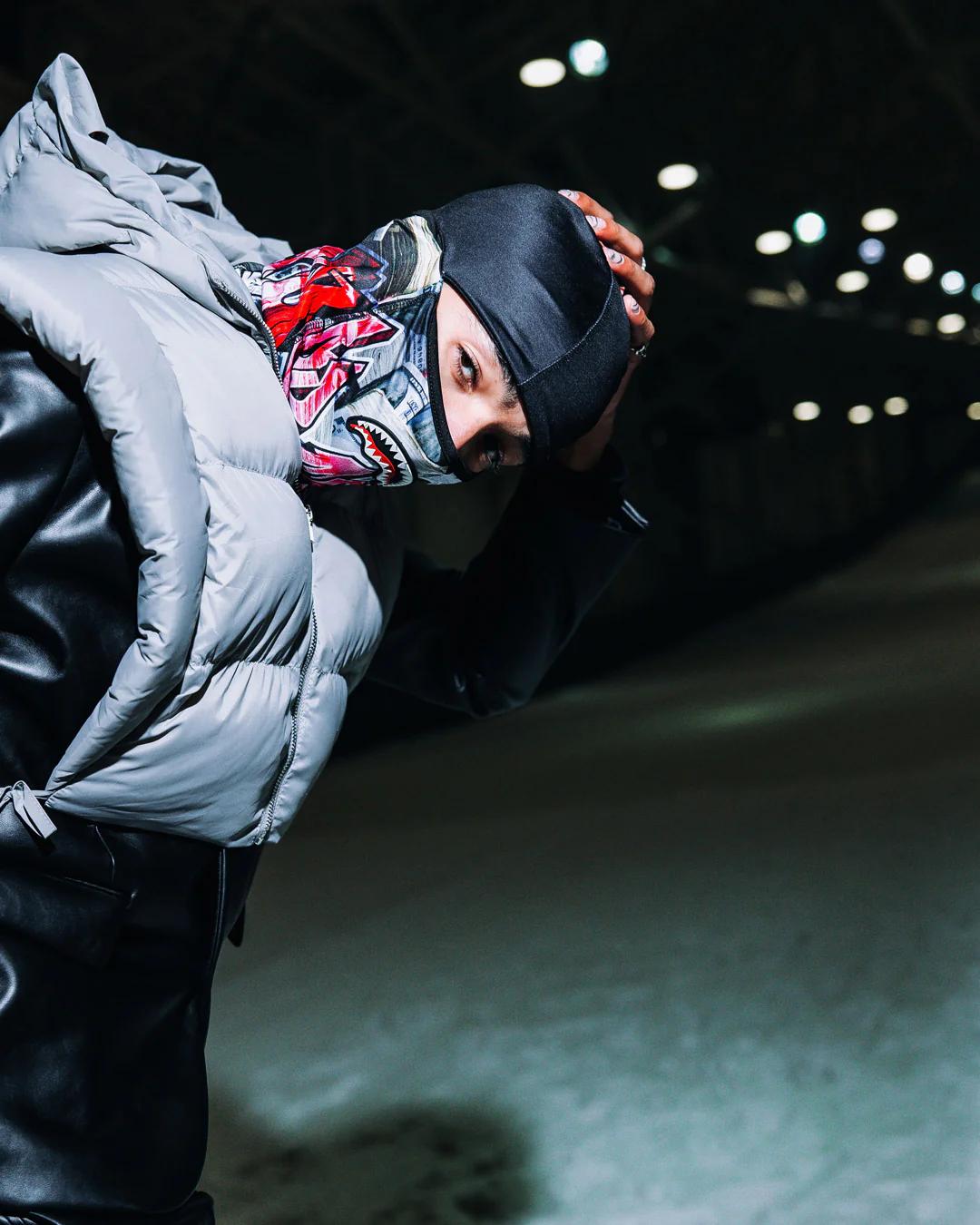 Sprayground $TASHED SKI MASK