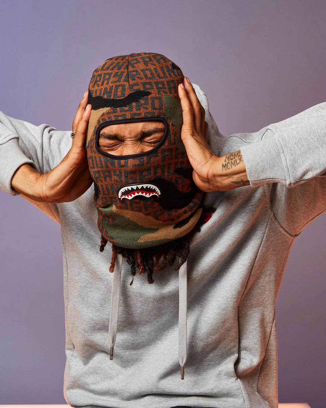 Sprayground CAMO INFINITI SKI MASK