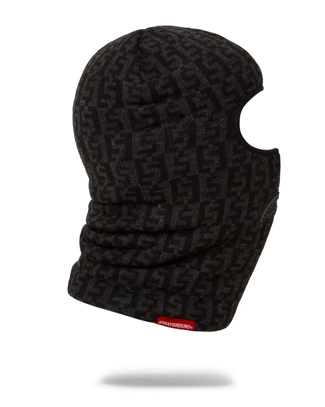 Sprayground CASHIN CHECKS SKI MASK (GRAY)