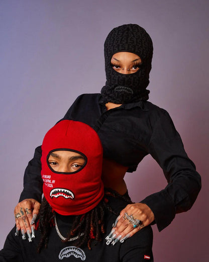 Sprayground CASHIN CHECKS SKI MASK (GRAY)