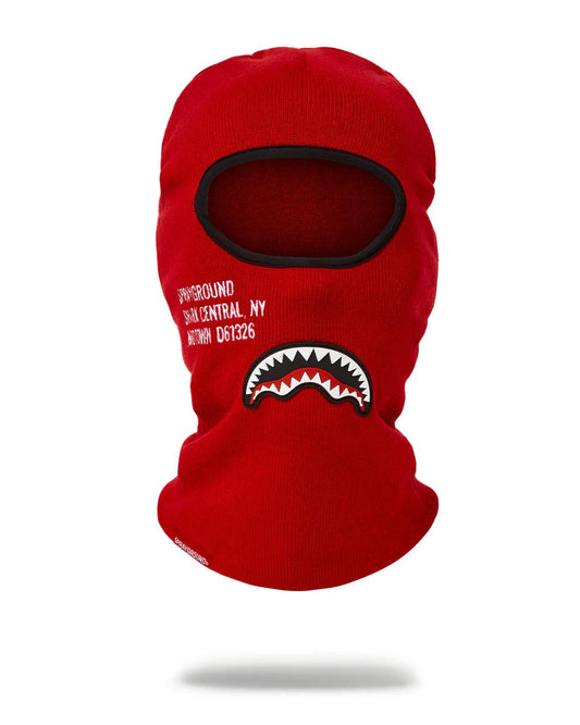 Sprayground SHARK CENTRAL SKI MASK (RED)