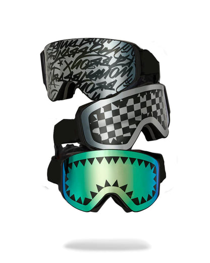 Sprayground THE STREET MOUNTAIN SKI GOGGLES (INTERCHANGEABLE 3 LENSES)