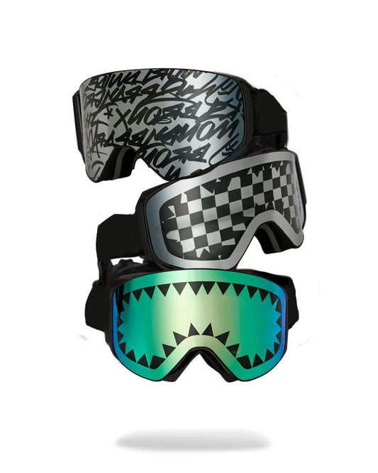 Sprayground THE STREET MOUNTAIN SKI GOGGLES (INTERCHANGEABLE 3 LENSES)