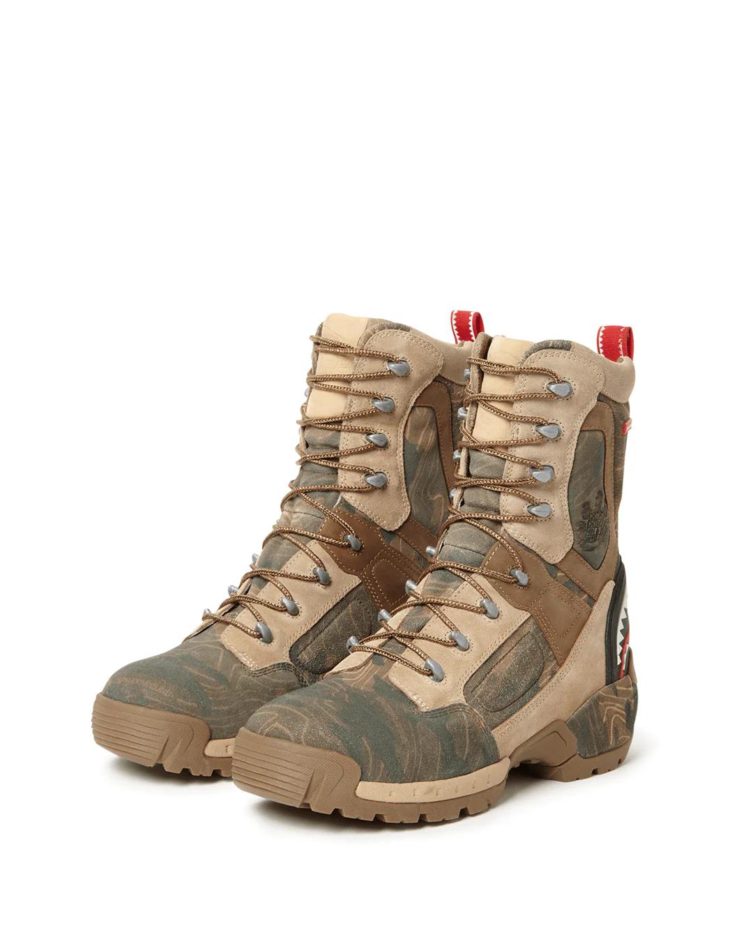 Sprayground CAMO TERRAIN FUERZA COBRA PARATROOPER BOOTS - MADE IN COLOMBIA NUMBERE