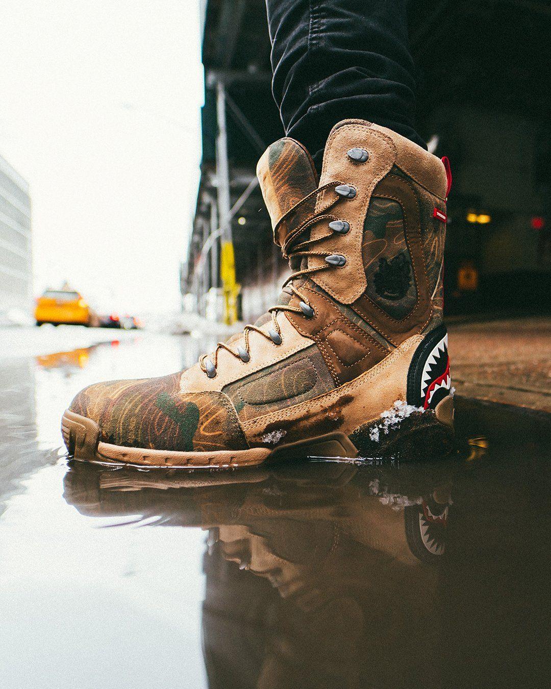 Sprayground CAMO TERRAIN FUERZA COBRA PARATROOPER BOOTS - MADE IN COLOMBIA NUMBERE