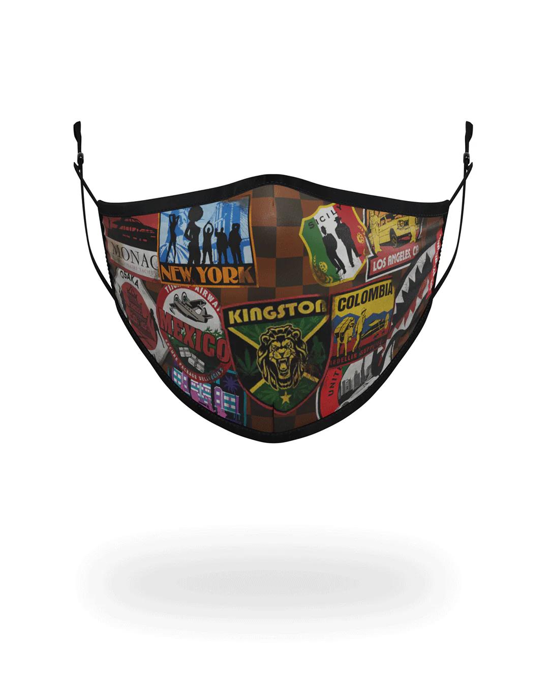 Sprayground GLOBAL MOGUL FACE MASK