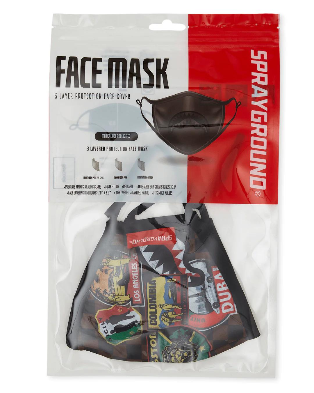 Sprayground GLOBAL MOGUL FACE MASK