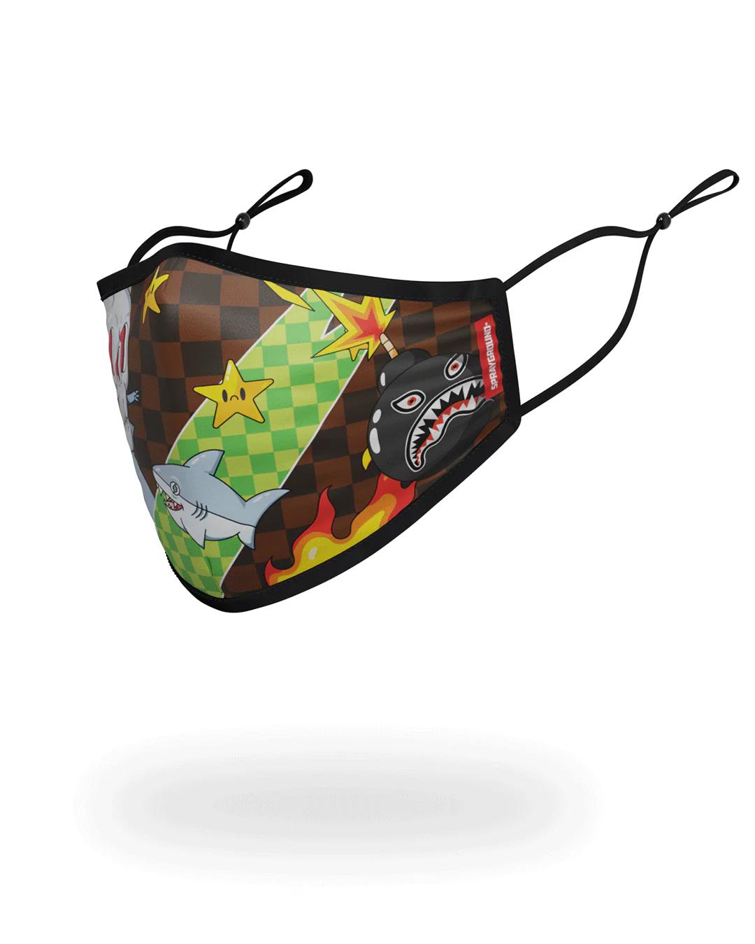 Sprayground WTF THUNDER SHARK FACE MASK