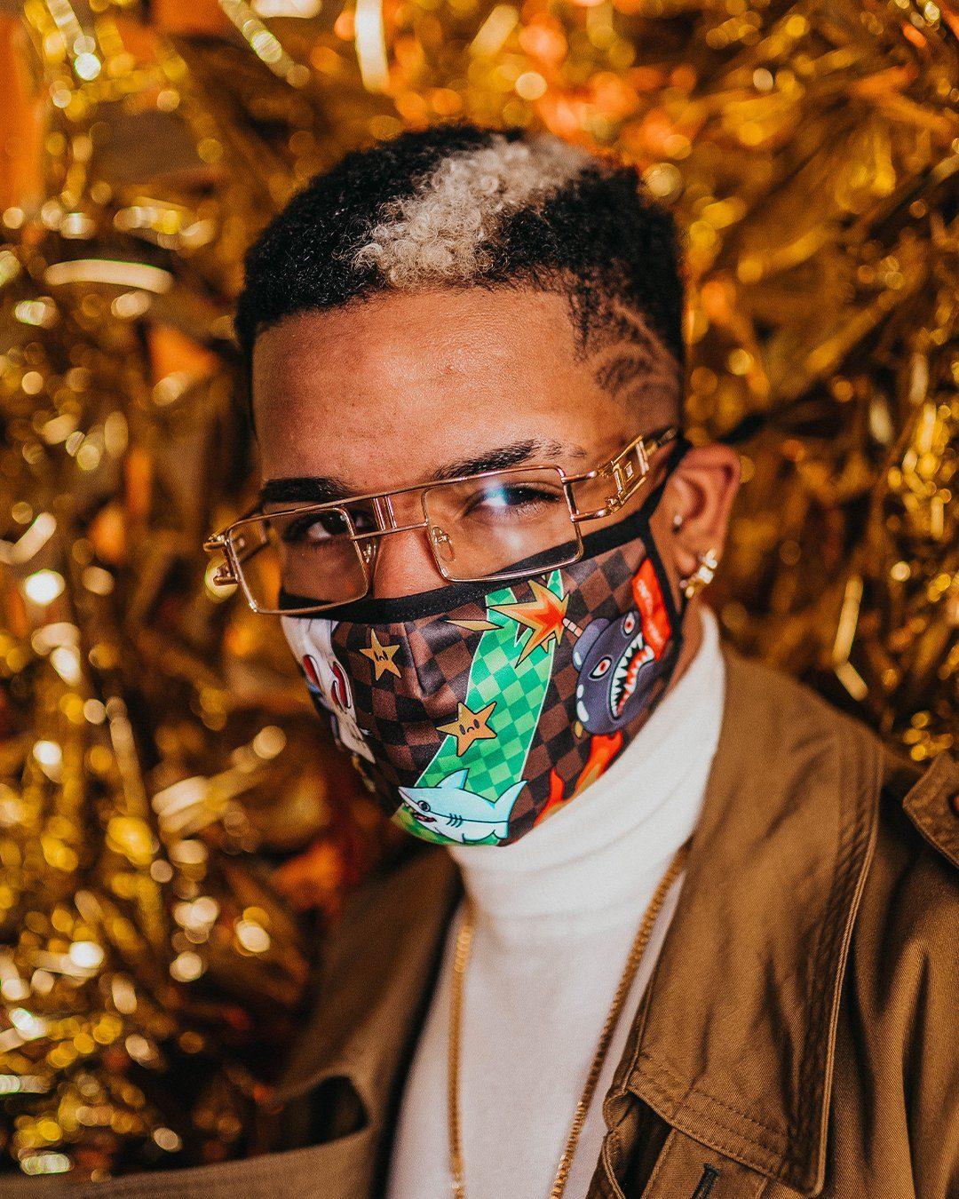 Sprayground WTF THUNDER SHARK FACE MASK