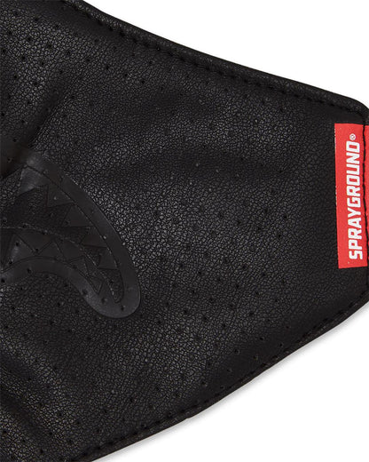 Sprayground MIDNIGHT SHARK VEGAN LEATHER FACEMASK
