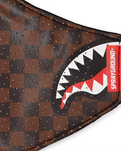 Sprayground SHARKS IN PARIS VEGAN LEATHER FACE MASK