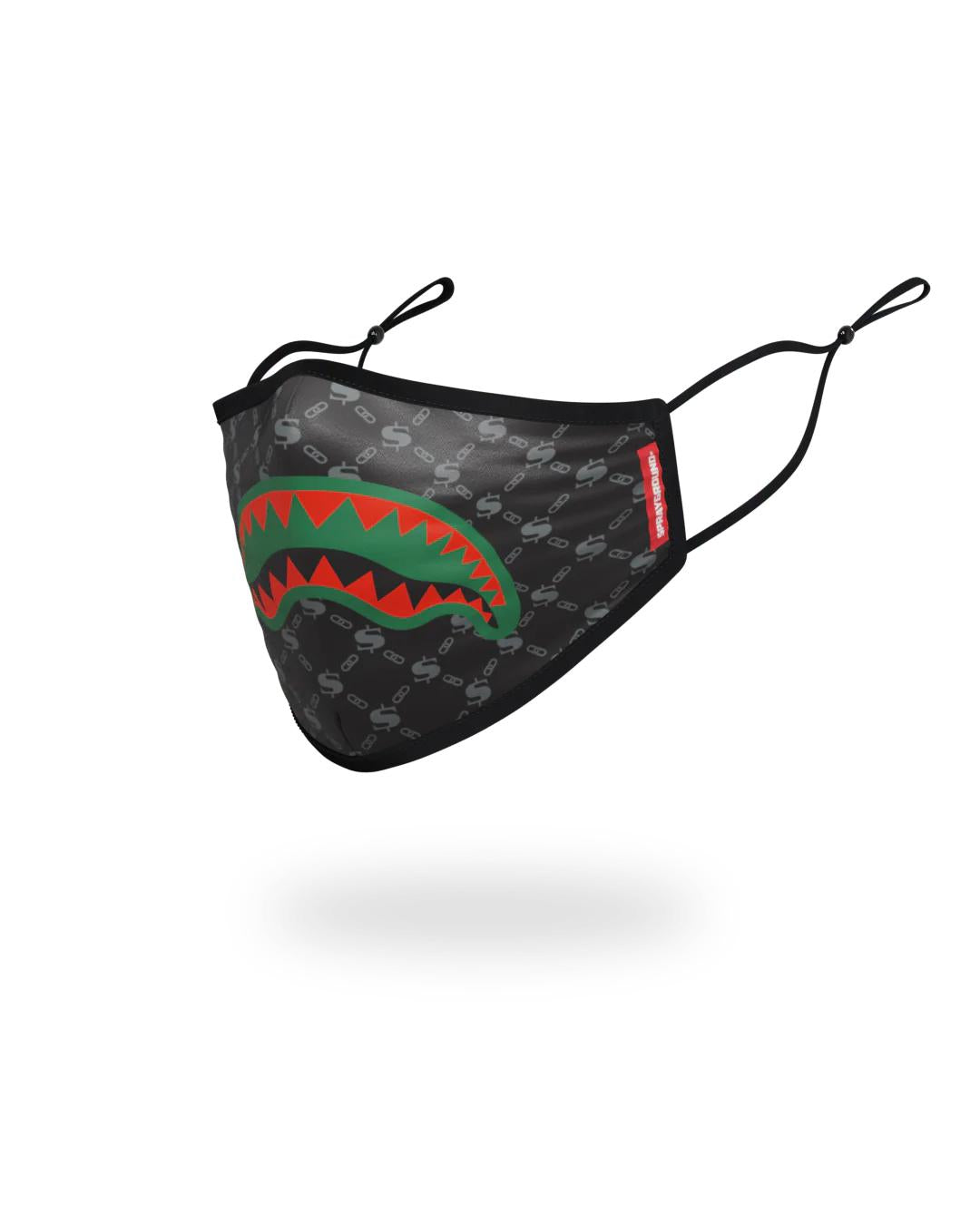 Sprayground ADULT SPUCCI (BLACK) FORM-FITTING FACE MASK