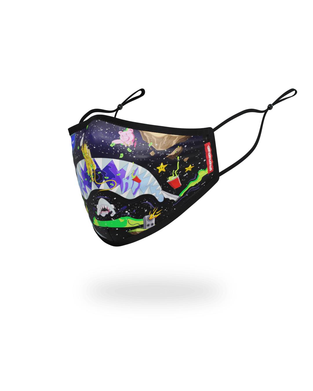 Sprayground ADULT ASTRO PARTY FORM-FITTING FACE MASK