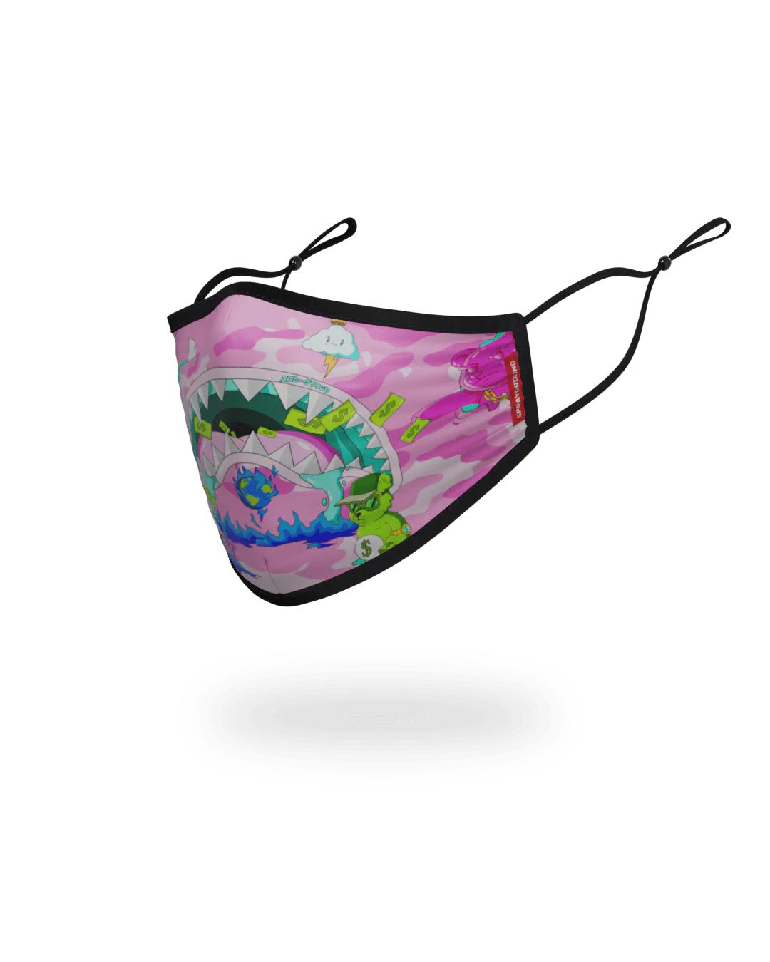 Sprayground ADULT DBD LAND FORM-FITTING FACE MASK