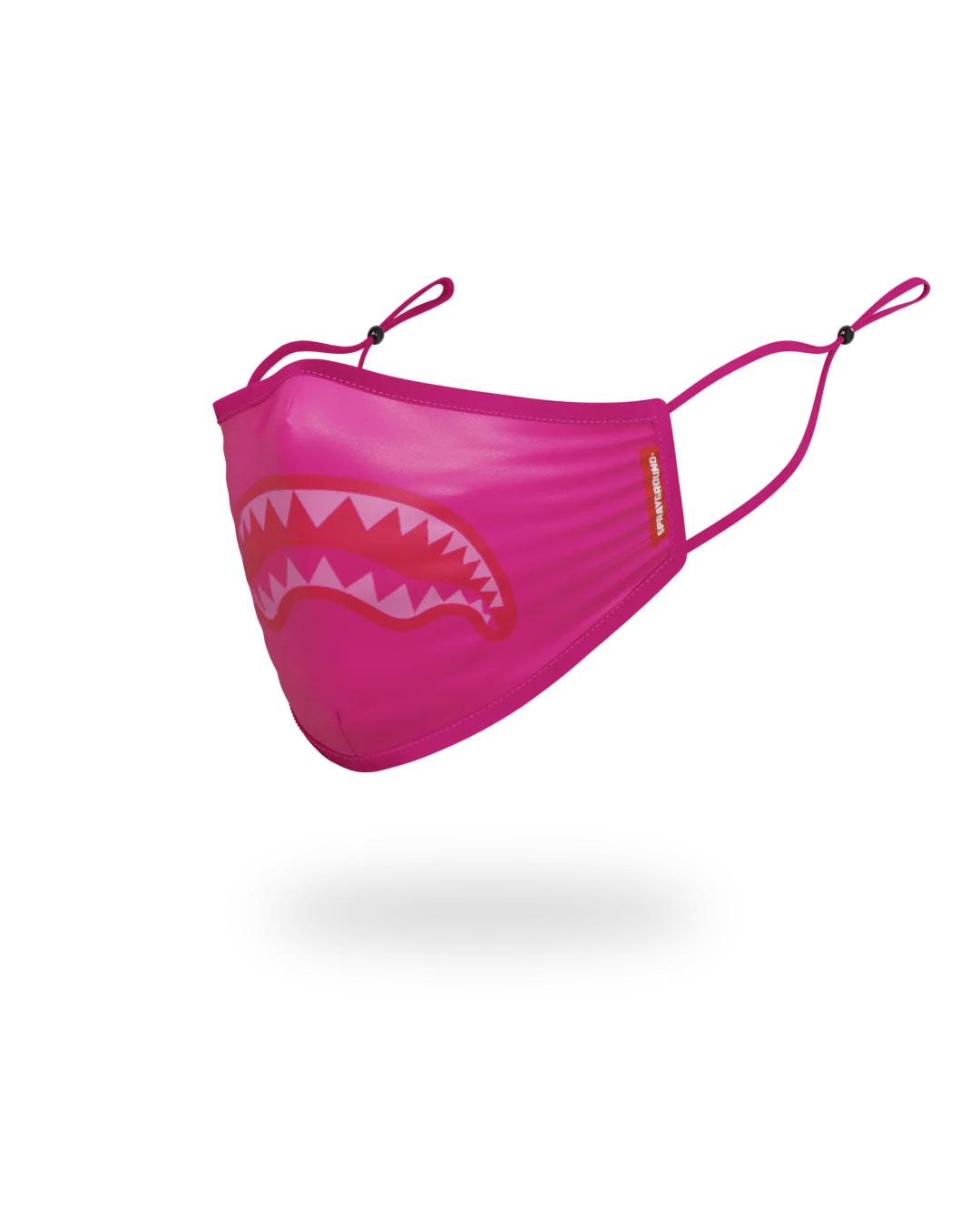 Sprayground ADULT PINK SHARK FORM-FITTING FACE MASK