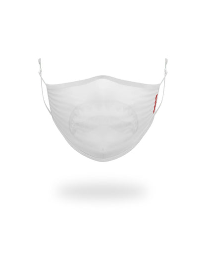 Sprayground ADULT WHITE ON WHITE SHARK FORM-FITTING FACE MASK