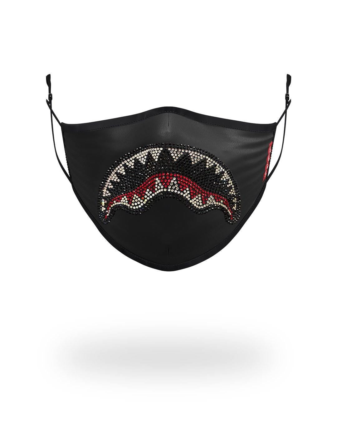 Sprayground ADULT TRINITY SHARK FORM FITTING FACE MASK