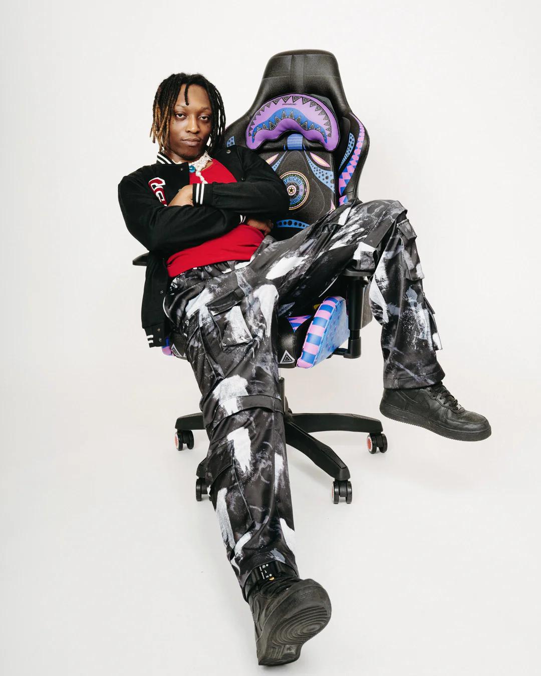 Sprayground A.I. 12 BROOKLYN & BEYOND - SANDFLOWER COLLAB GAMING CHAIR