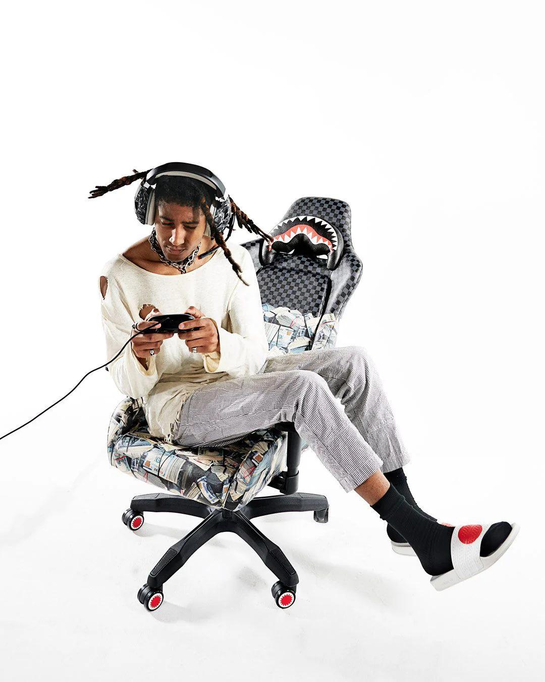 Sprayground CHECK MONEY GAMING CHAIR - SUPER RARE