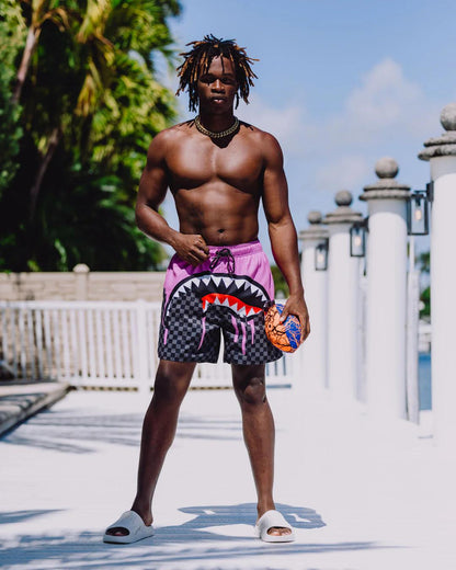 Sprayground OCEAN DRIP CHECK SWIM SHORT