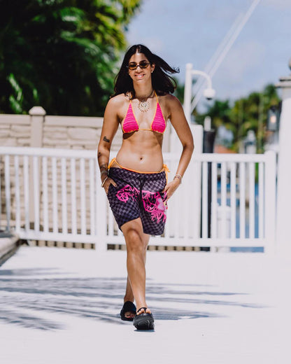 Sprayground PINK PANTHER DIAMOND SHARK SWIM SHORTS