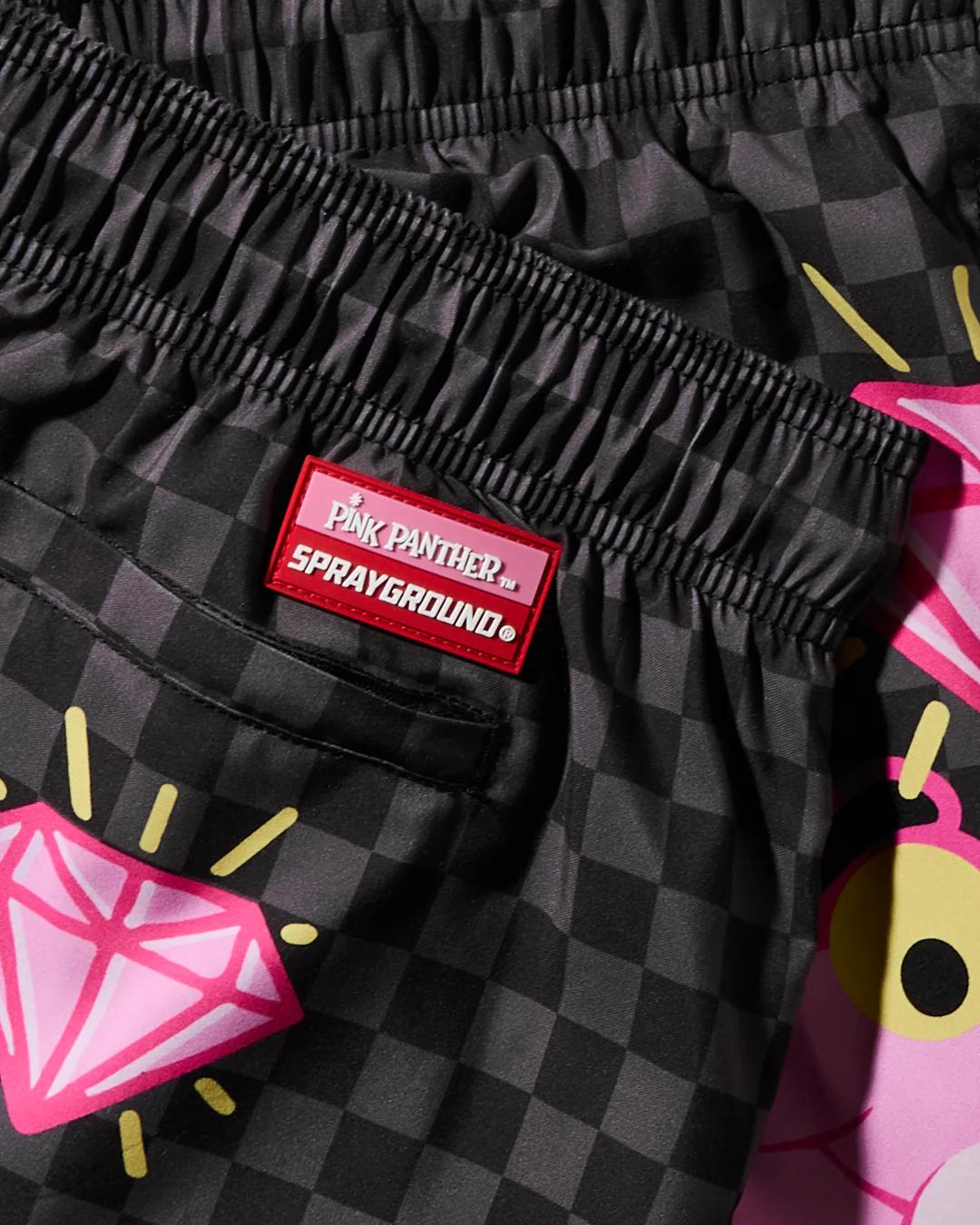 Sprayground PINK PANTHER DIAMOND SHARK SWIM SHORTS